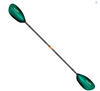 Aqua Bound Whiskey Fiberglass 2-Piece Straight Shaft Kayak Paddle Green Tide