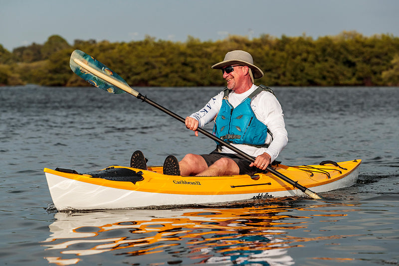 Caribbean 12 Ultimate lightweight sit on top kayak Eddyline Kayaks