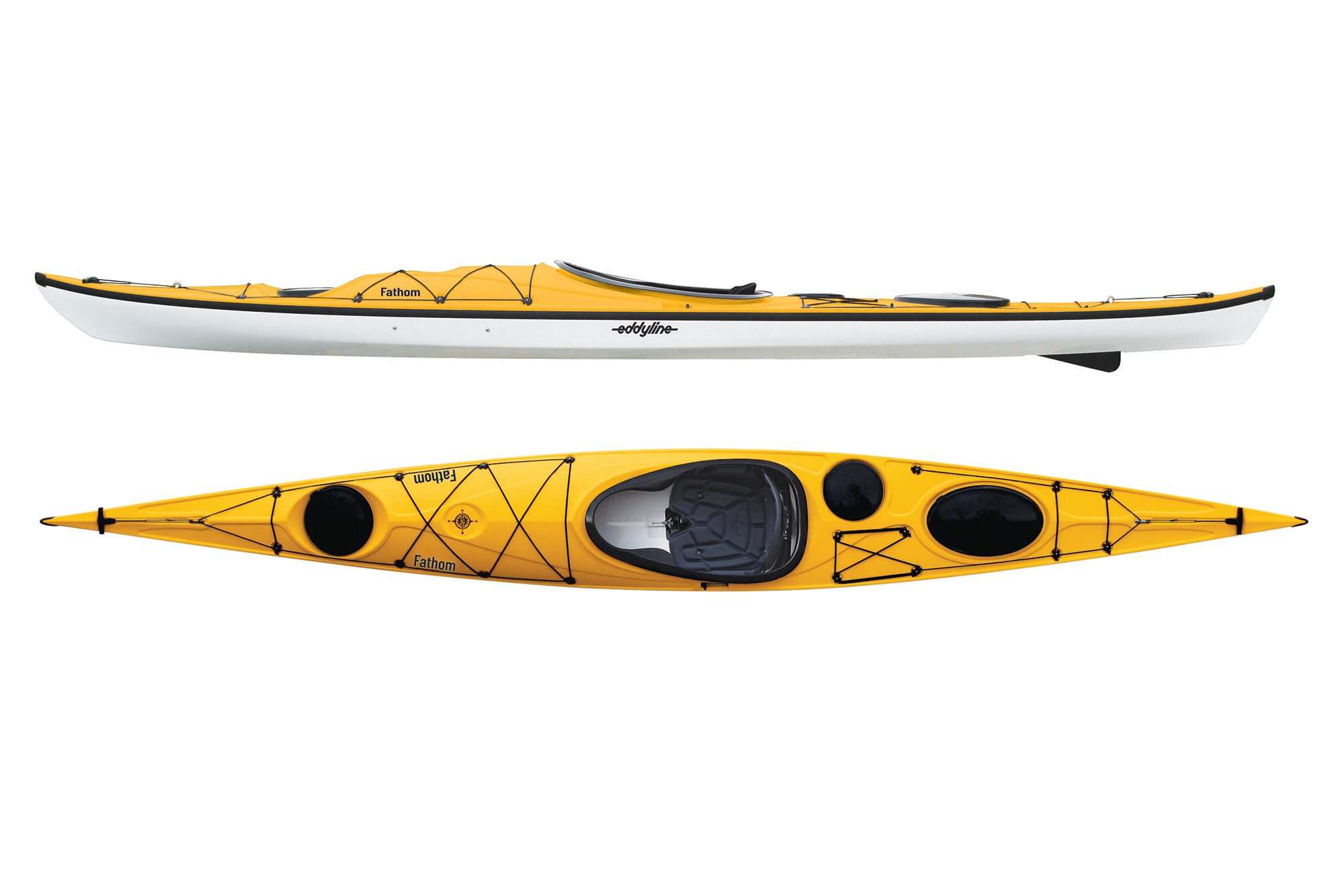 Fathom  Eddyline's flagship lightweight touring kayak